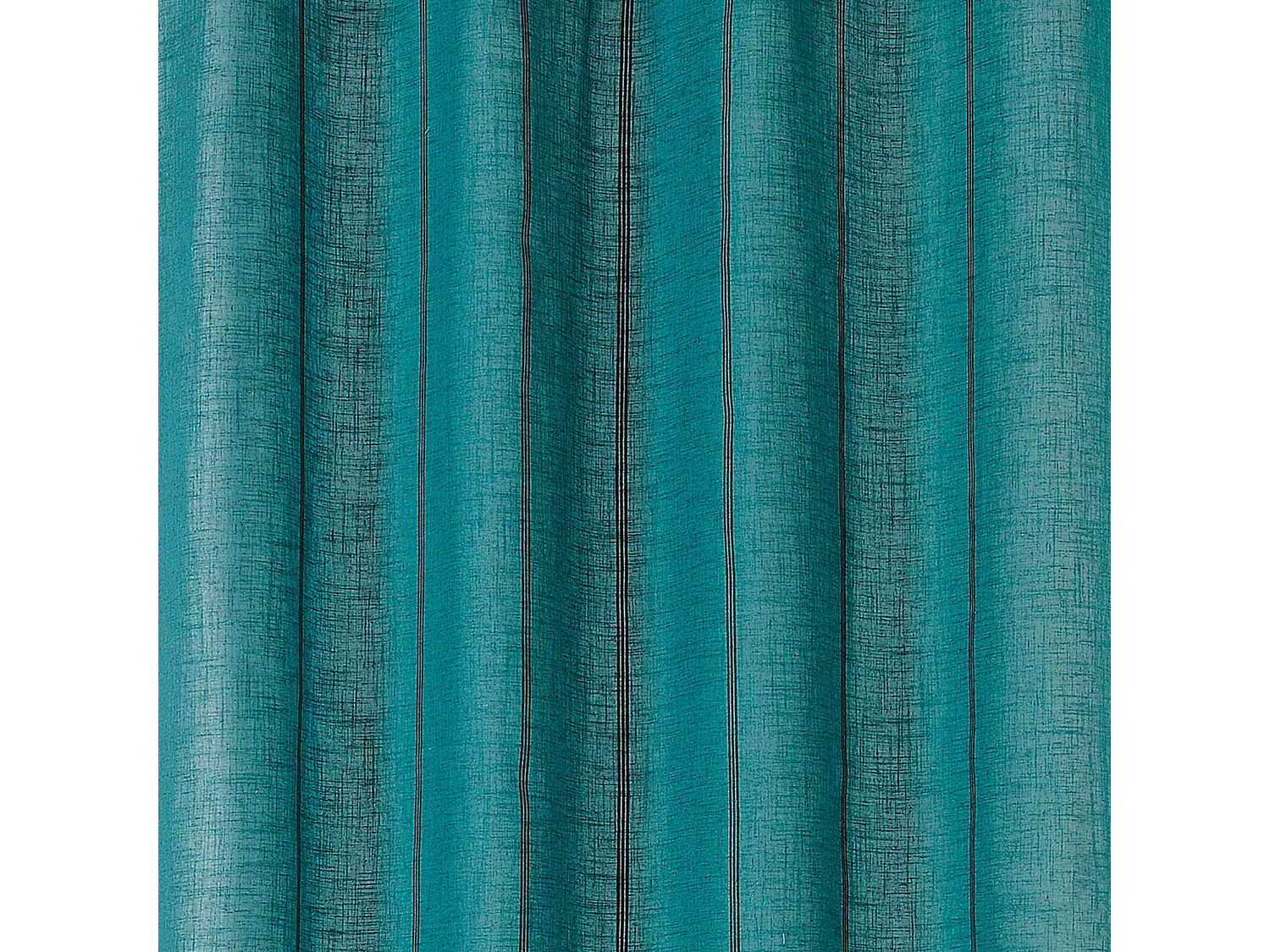 Voilage aux fines rayures noires