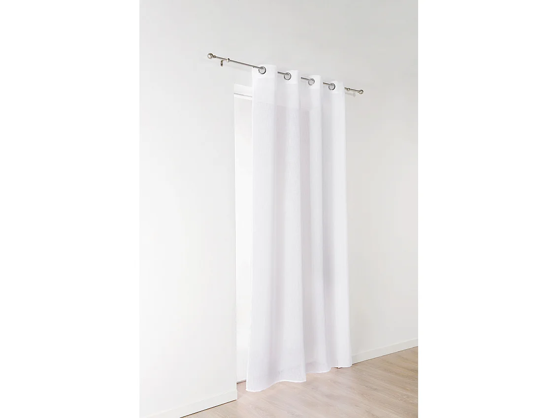 Voilage léger à l'aspect lin