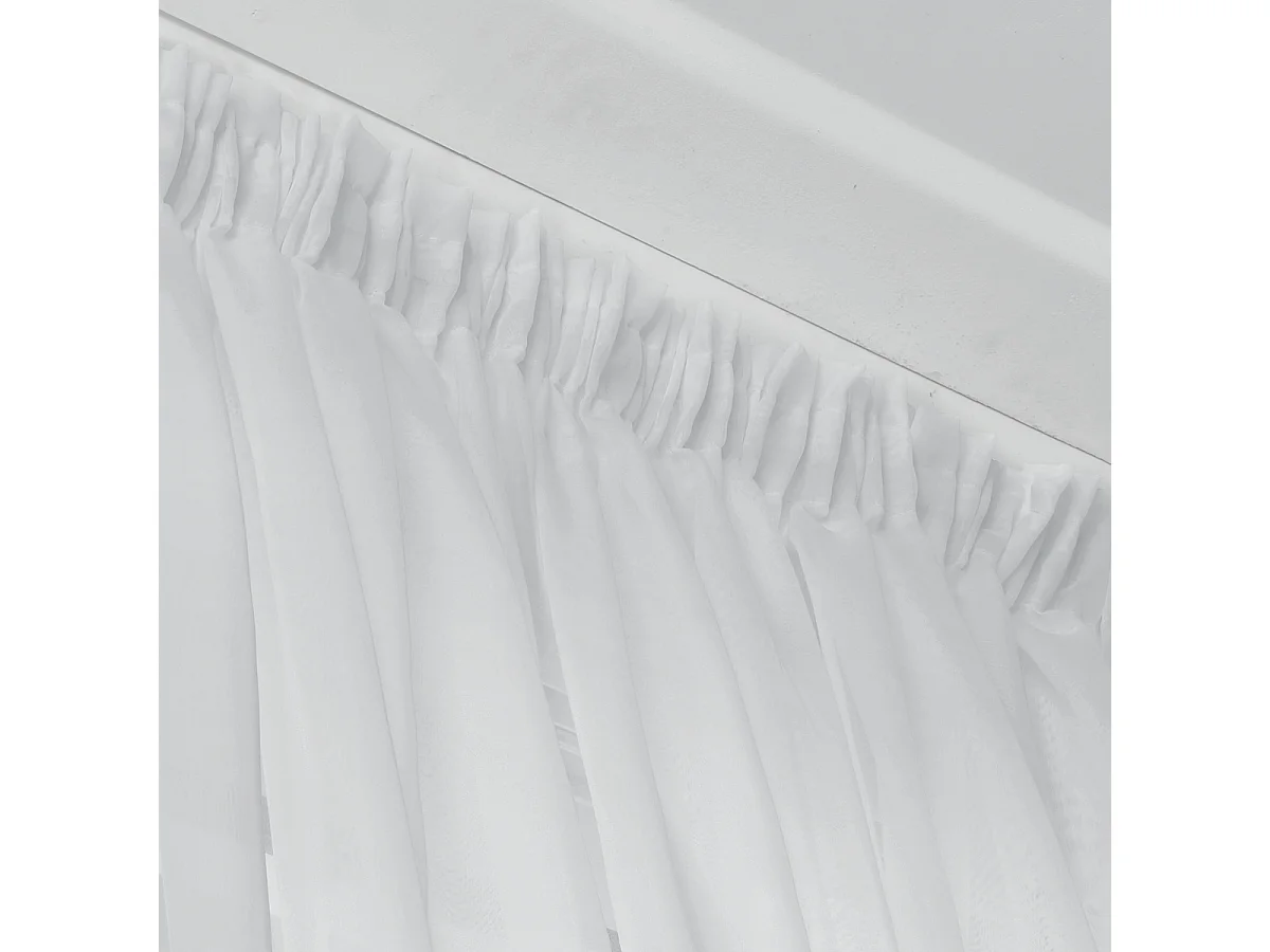 Voilage  galon fronceur uni