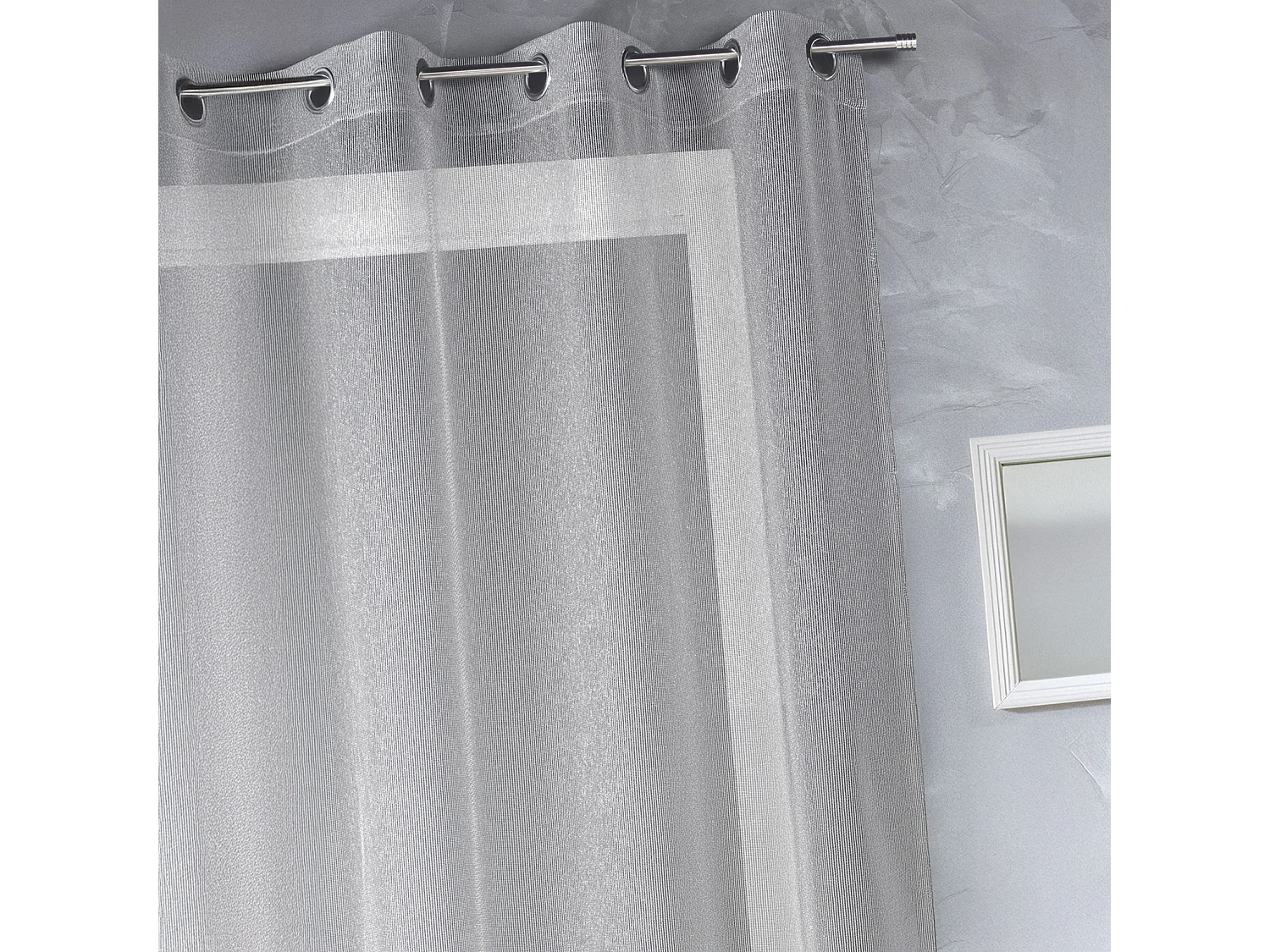 Voilage en organza fantaisie uni