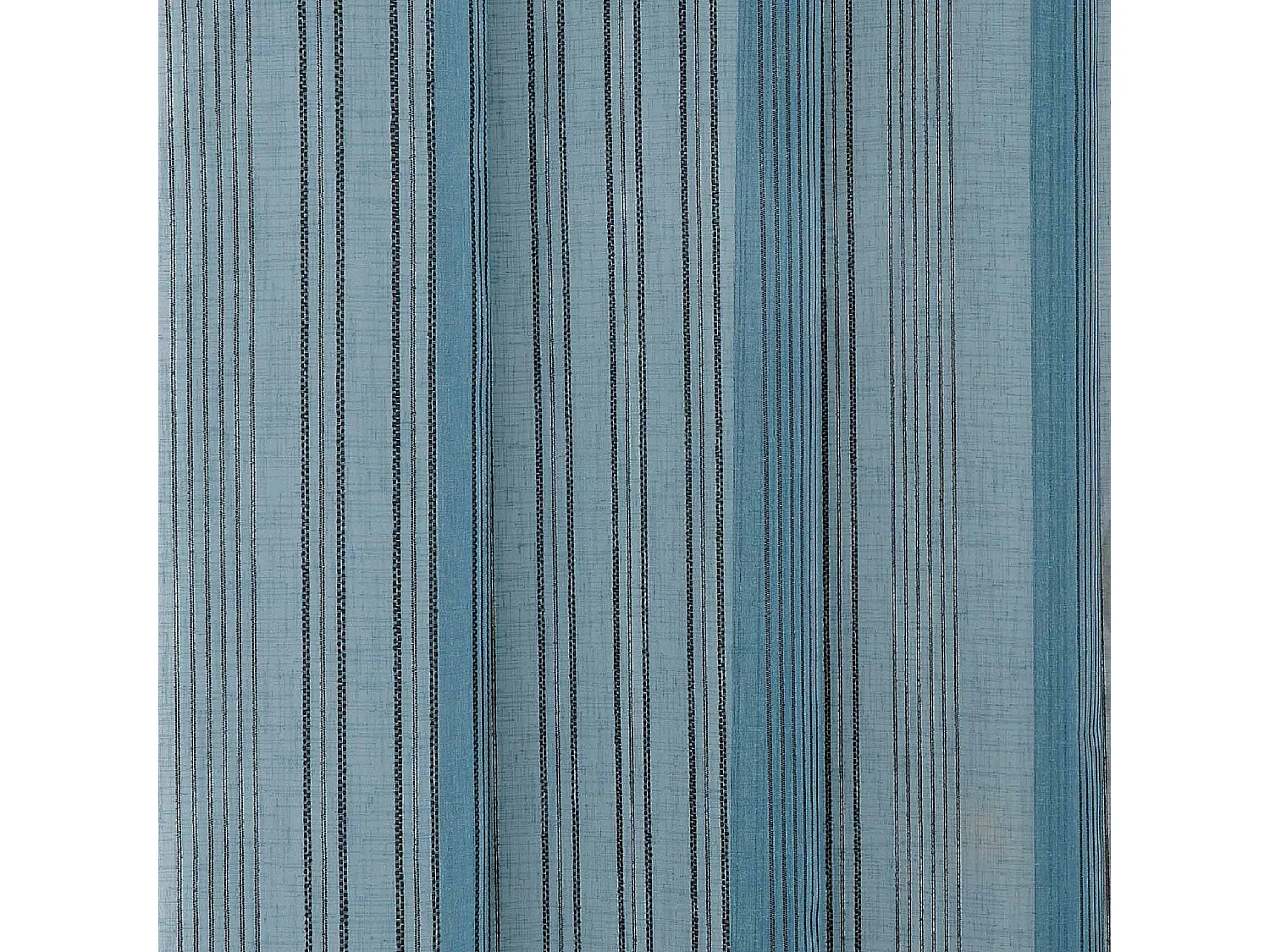 Voilage à l'aspect lin aux rayures verticales