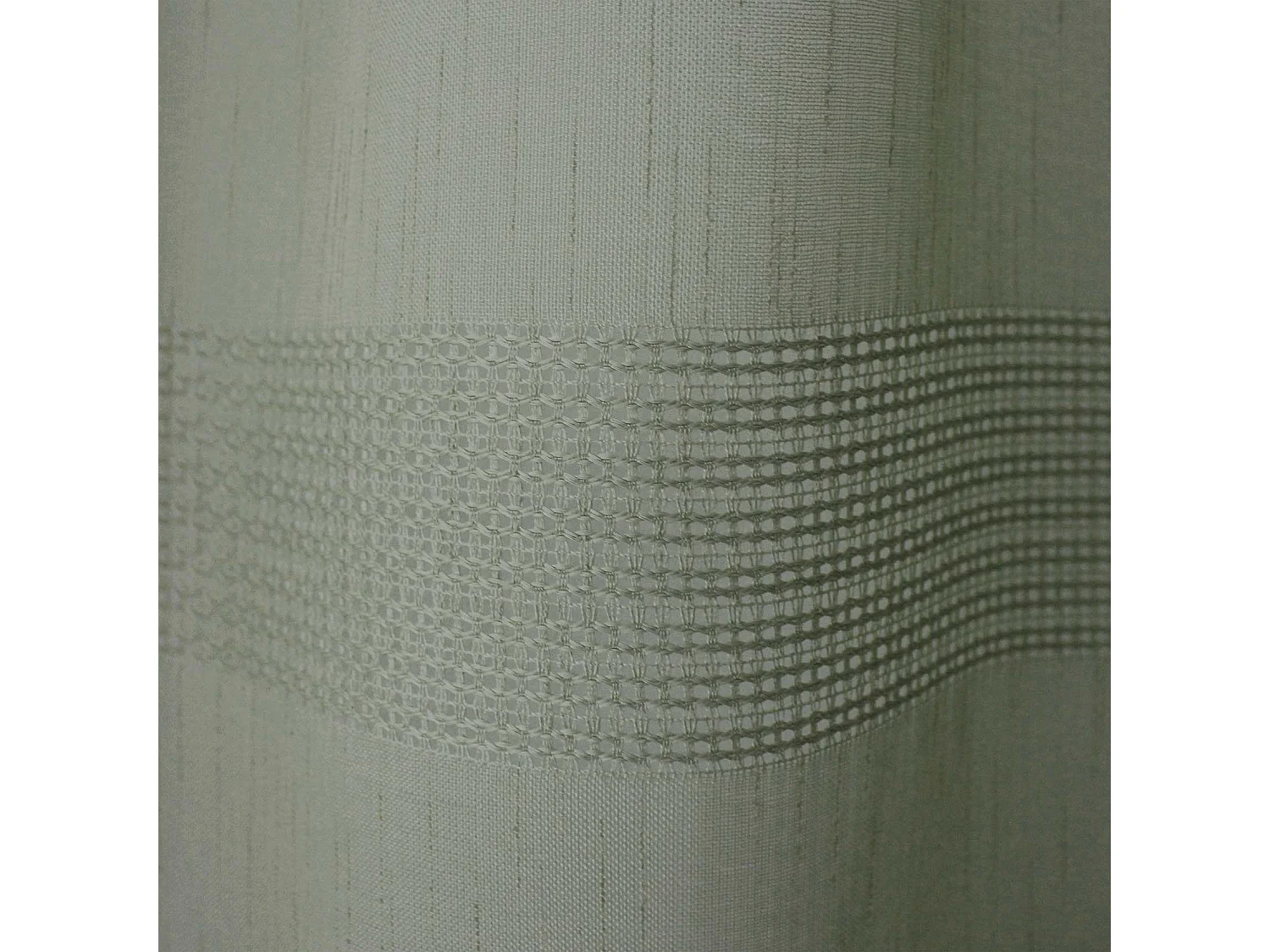 Rideau Voilage à Œillets "Mia" 140x240cm Vert Gris