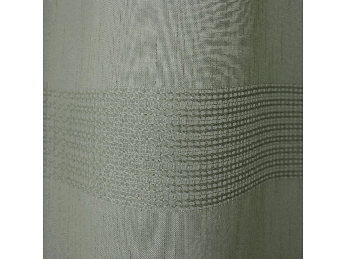 Rideau Voilage à Œillets "Mia" 140x240cm Vert Gris