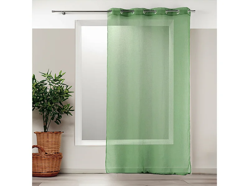 Visillo liso en estameña lino fantasía