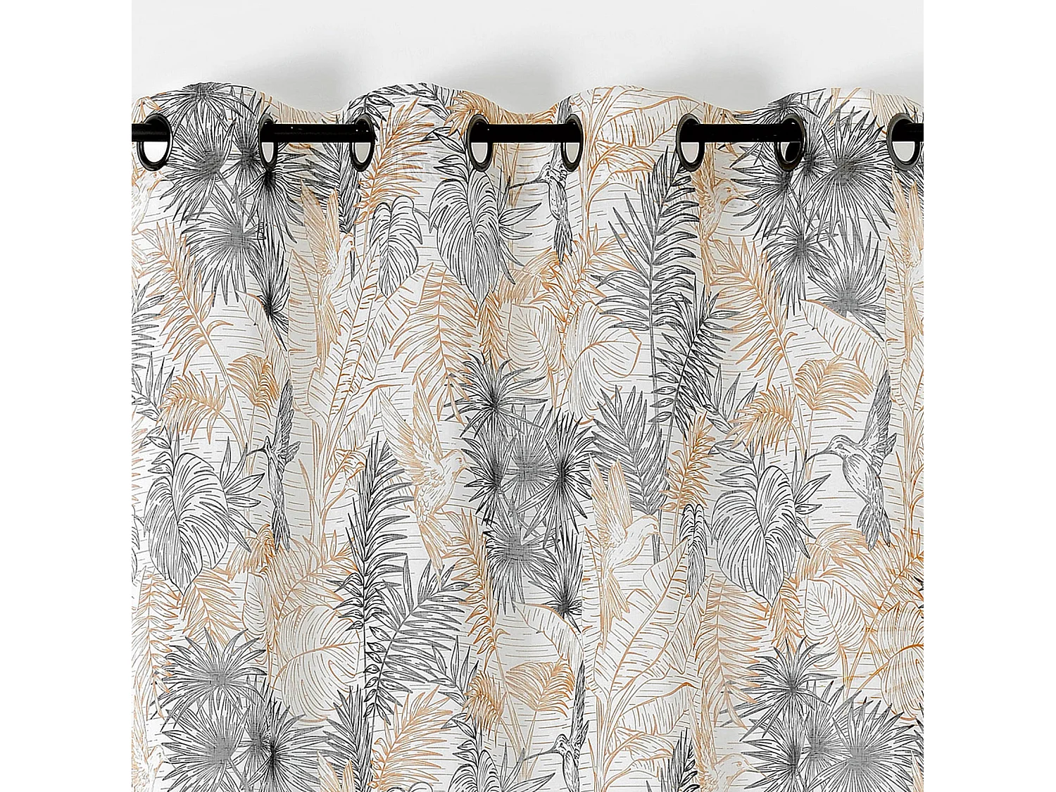 Voilage tamisant au style exotique