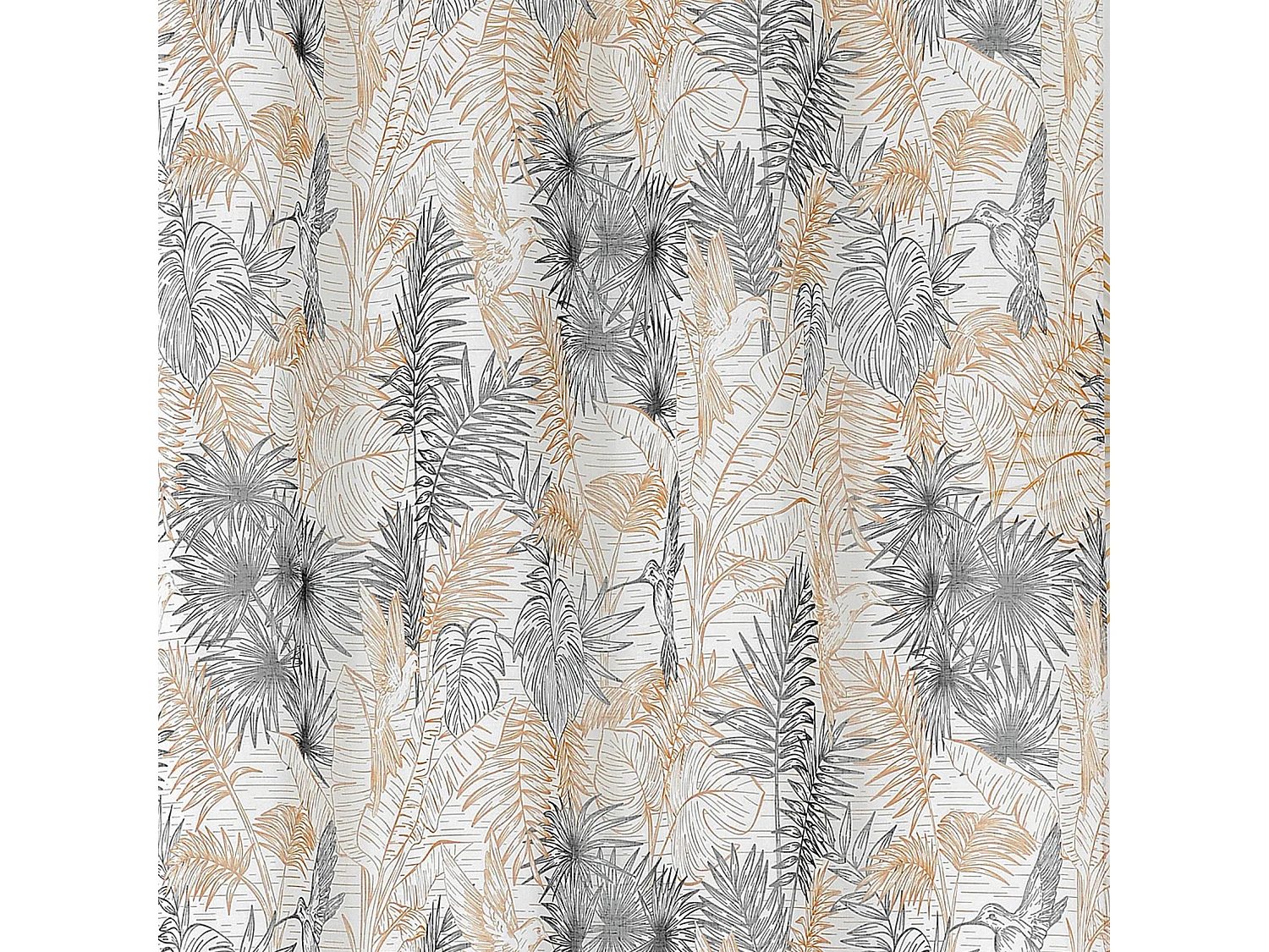 Voilage tamisant au style exotique