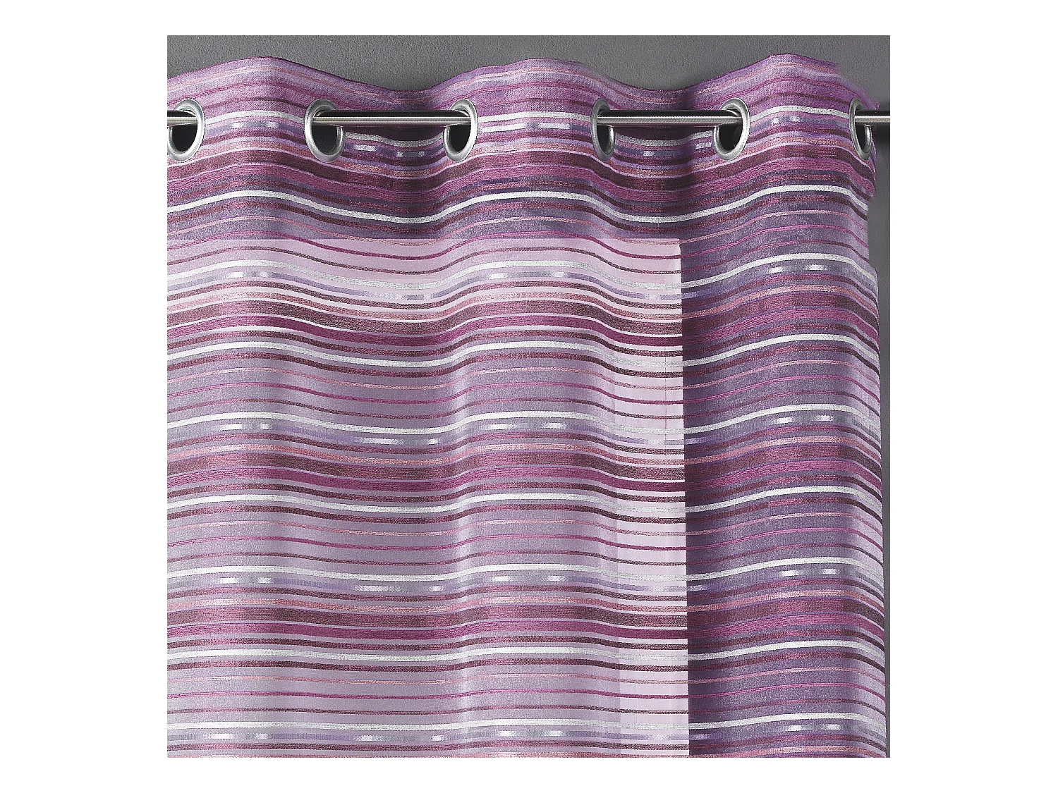 Visillo Organza Rayas chenilla horizontales