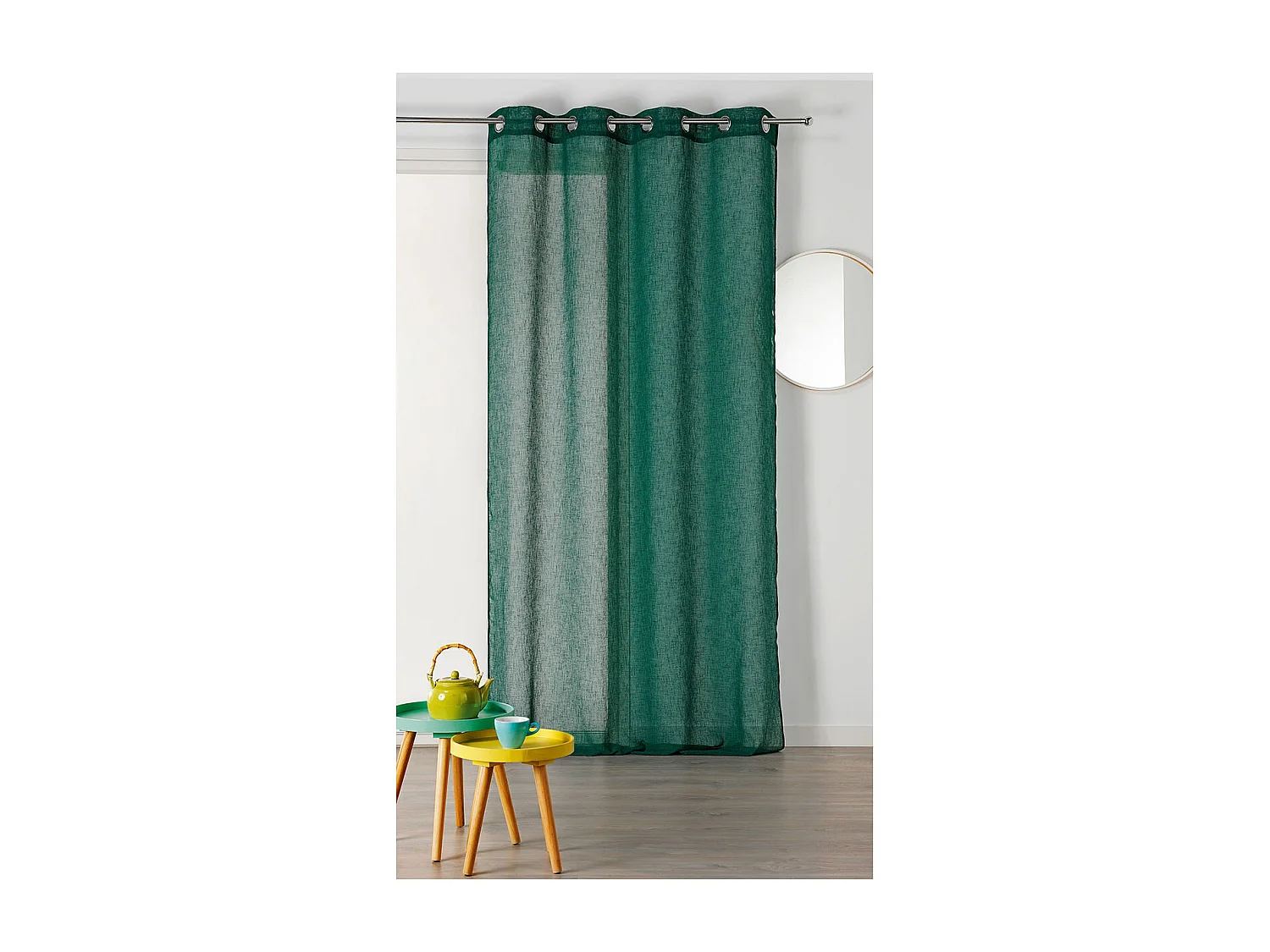 Voilage léger à l'aspect lin