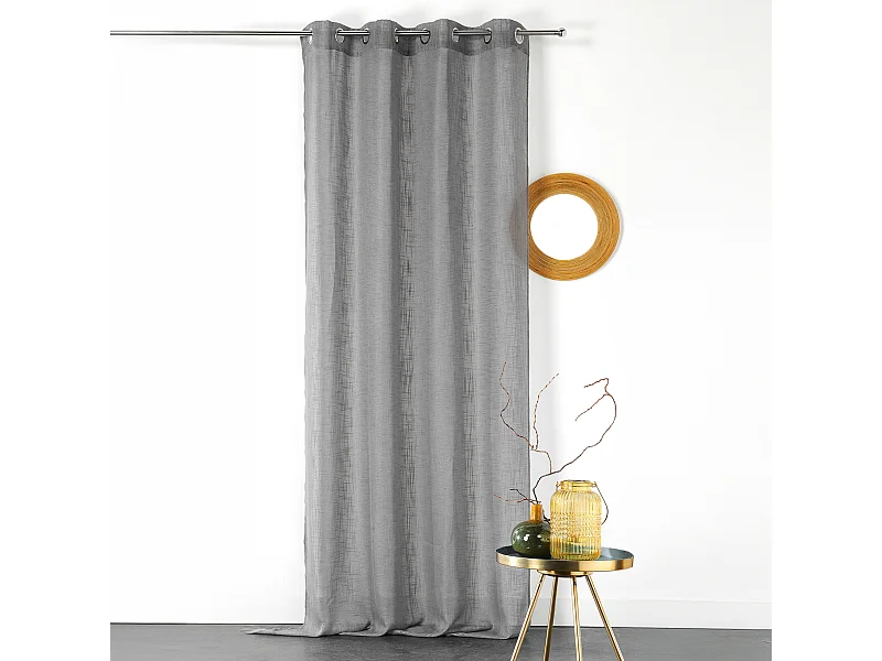 Visillo liso con ollaos Kate