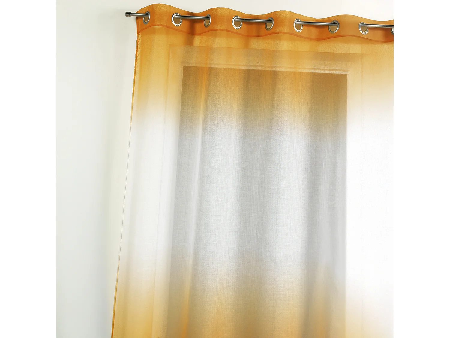 Voilage en étamine à imprimés "tie and dye"