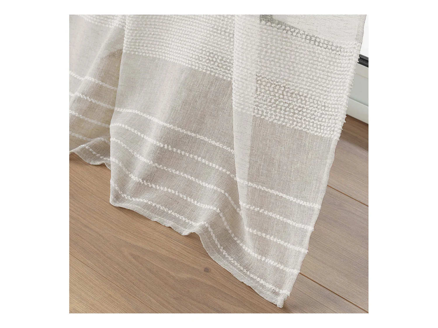 Vorhang mit gewebtem Leinen-Effekt