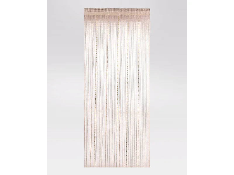 Cortina con hilos fantasía