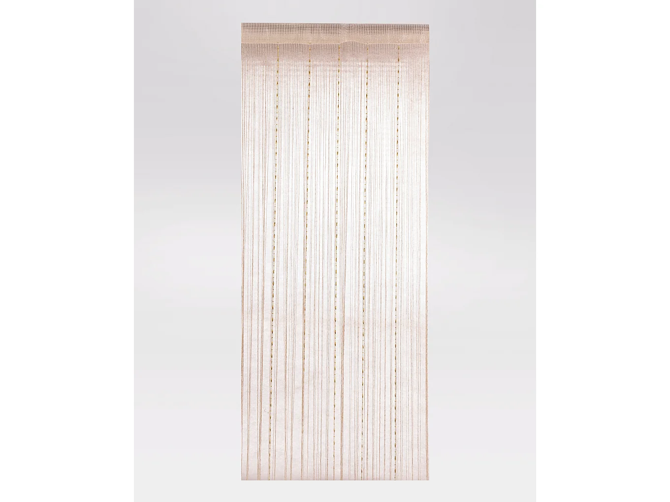 Cortina con hilos fantasía