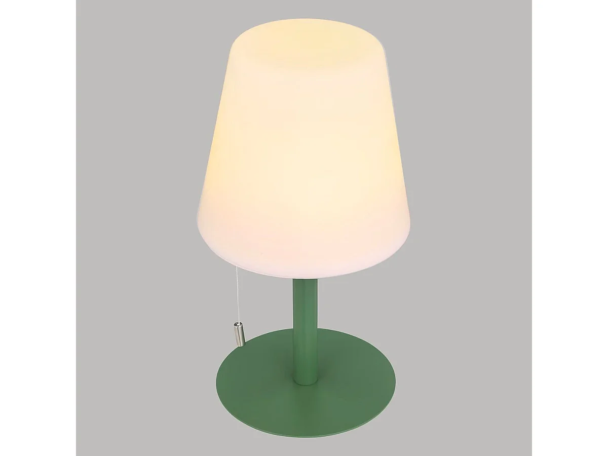 Lampe à Poser d'Extérieur "Zack" 30cm Vert Olive