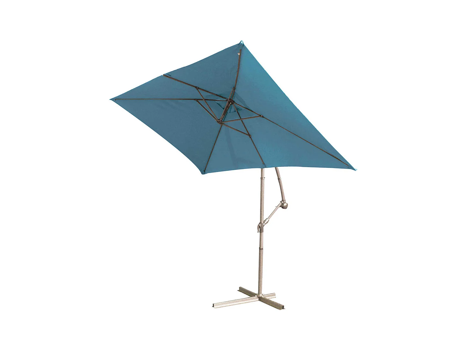 Parasol Structure Métal à Pied Déporté 3 x 2 m