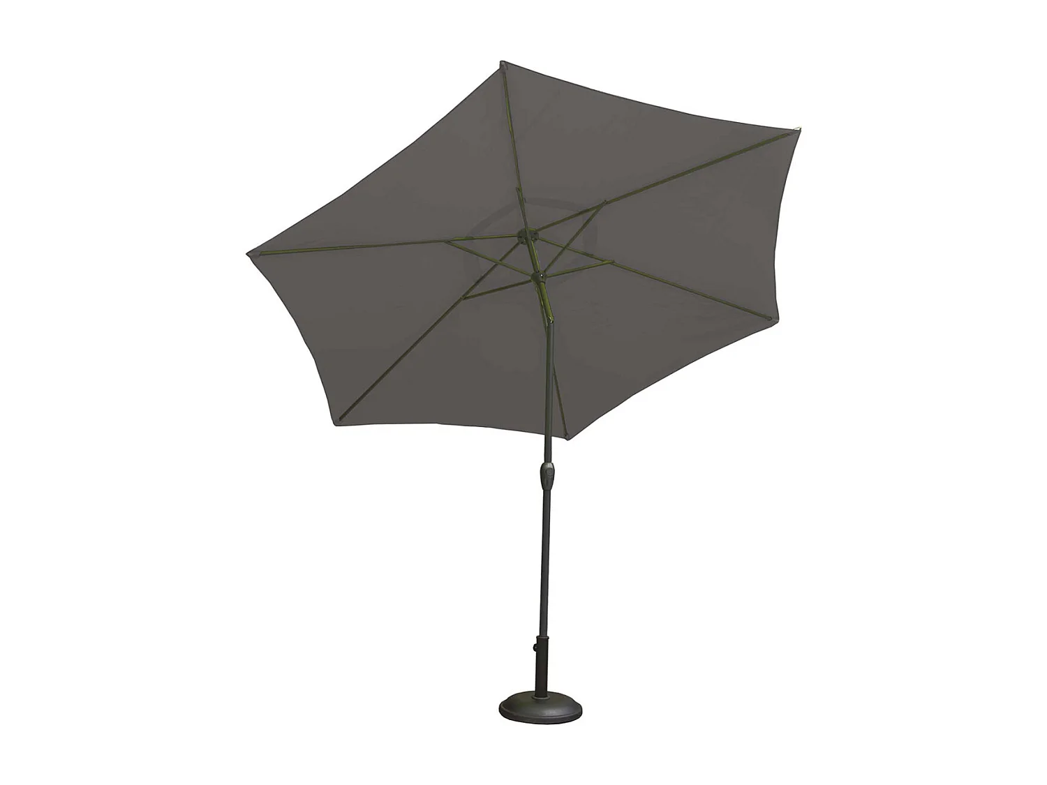 Parasol Centré et Inclinable Ø 3 m en Aluminium