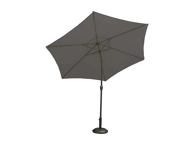 Parasol centrado y reclinable Ø 3 m en aluminio