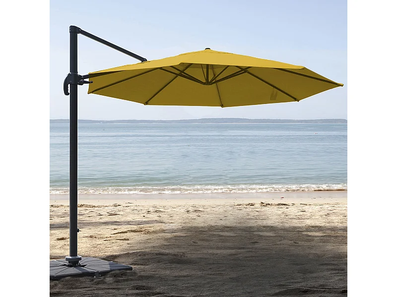 Parasol déporté rond