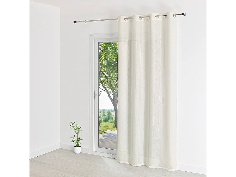 Visillo unido con rayas fantasia