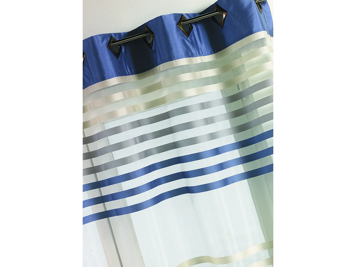 Cortina de Organza Rayada