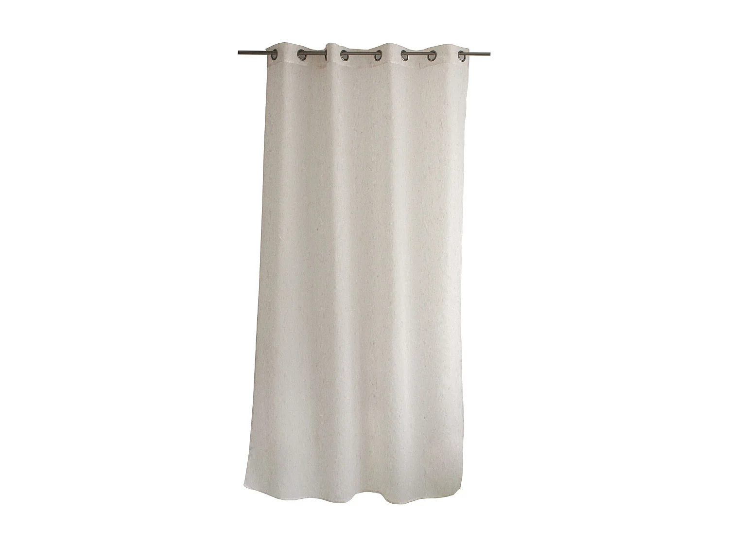Rideau Voilage à Œillets "Louna" 140x240cm Écru