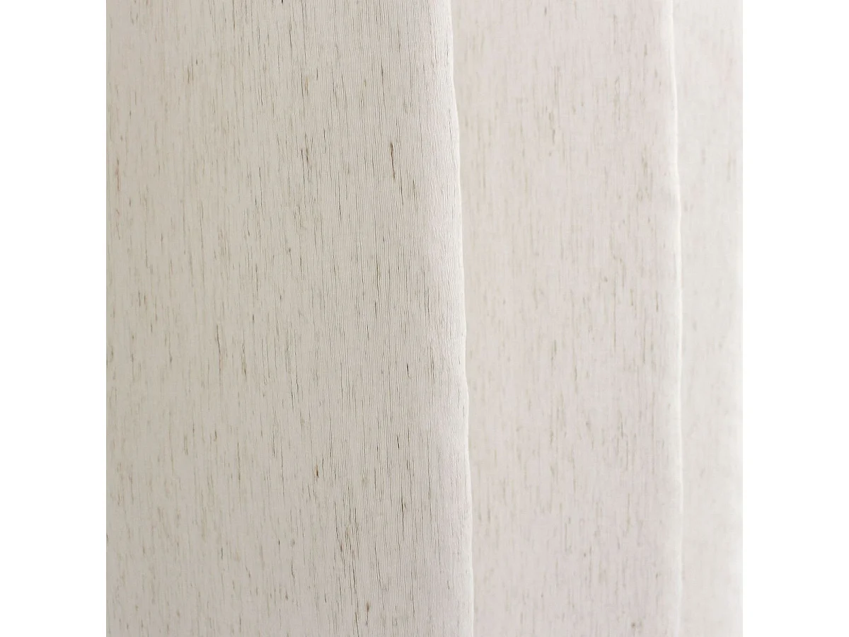 Rideau Voilage à Œillets "Louna" 140x240cm Écru