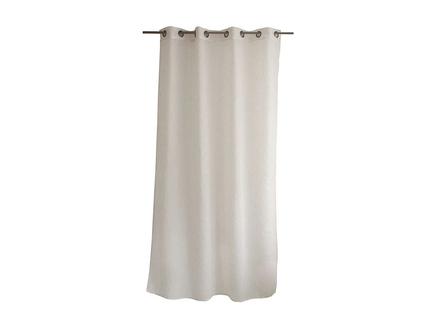 Rideau Voilage à Œillets "Louna" 140x240cm Écru