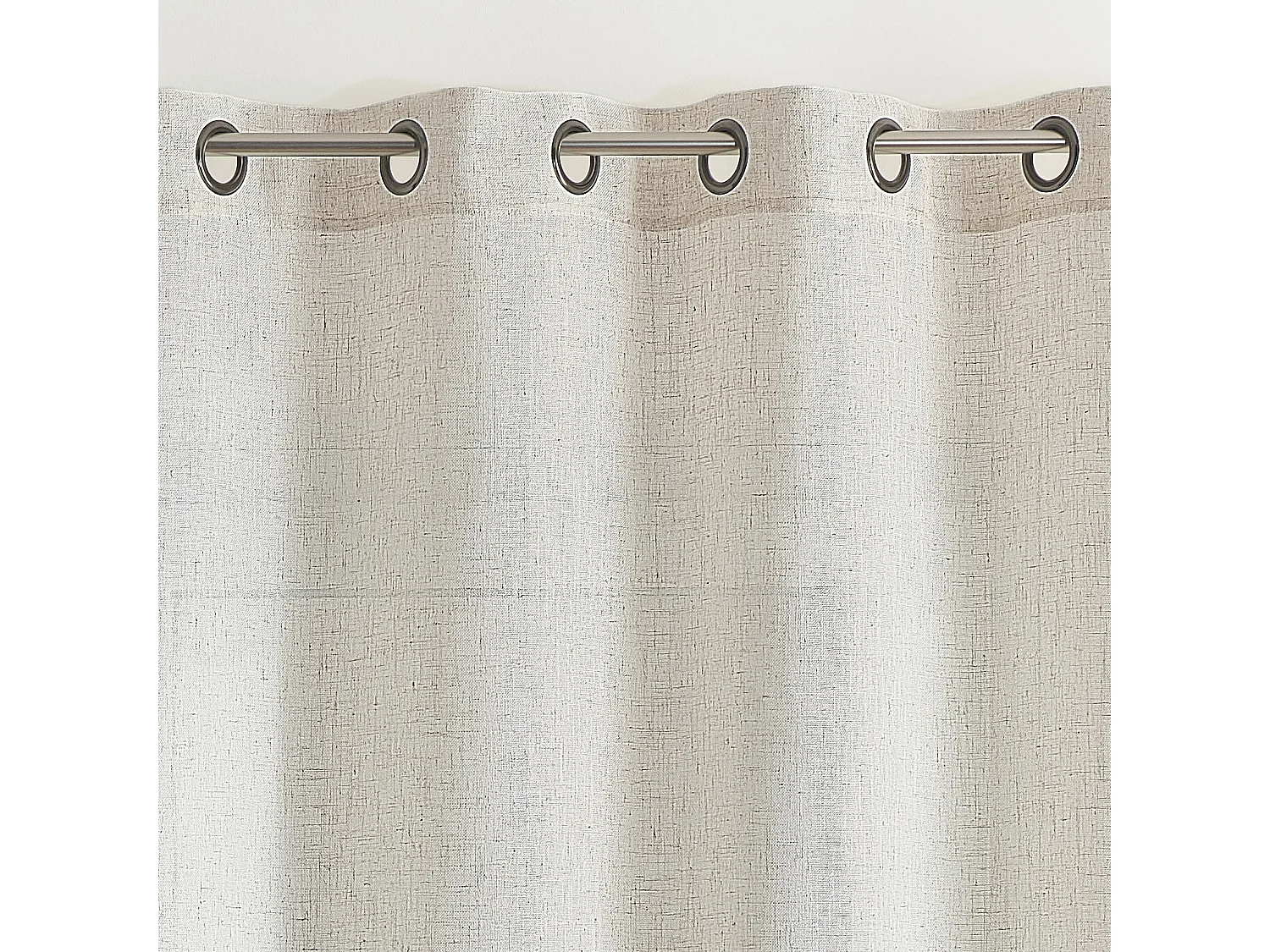 Dekorationsvorhang aus Poly/Lin 140 x 260 cm