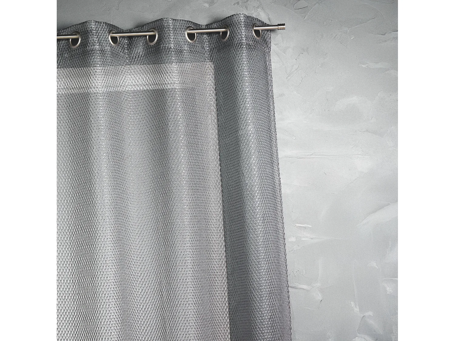 Visillo de organza fantasía con efecto de "red"