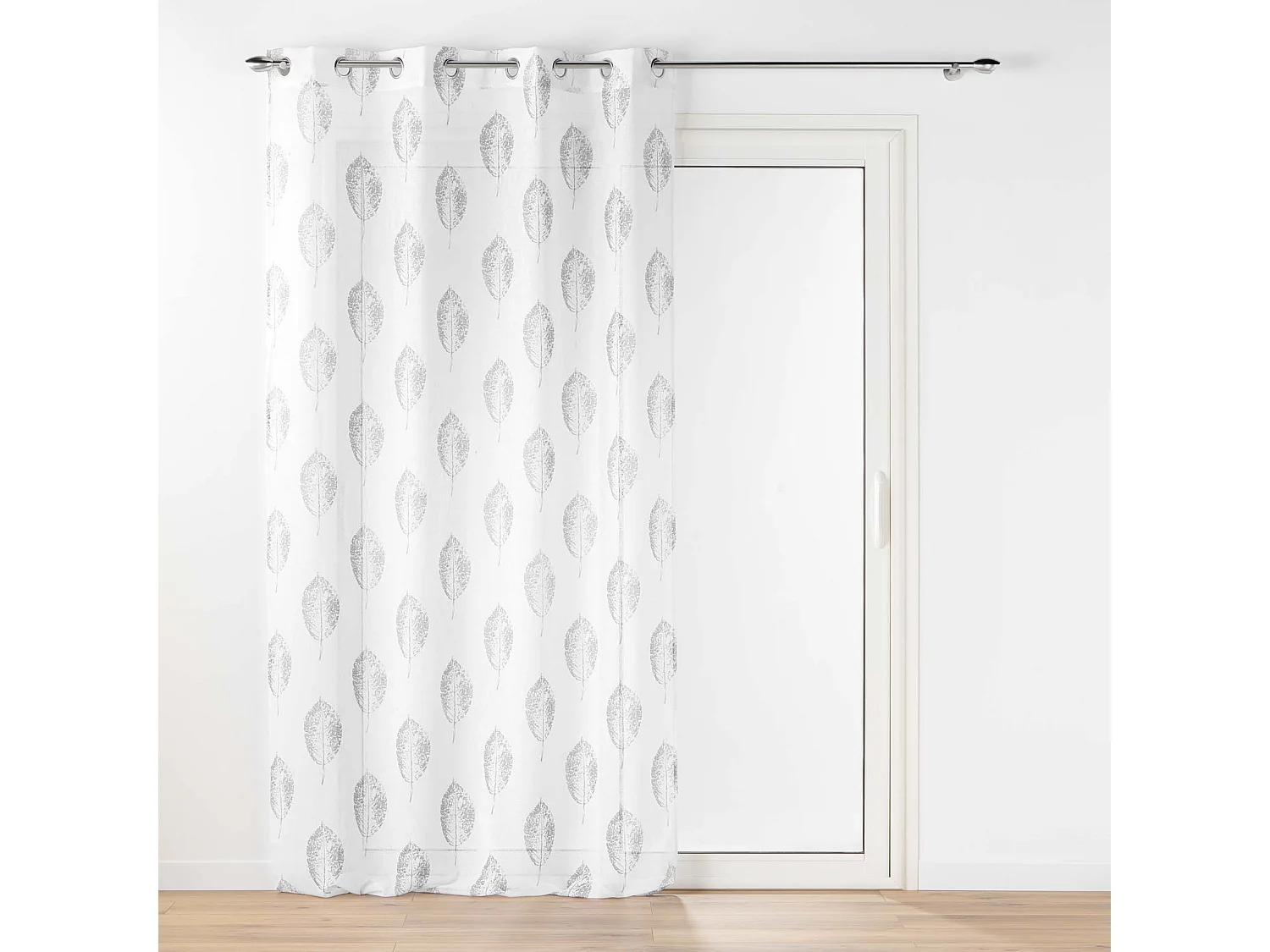 Rideau Voilage à Œillets "Indila" 140x240cm Blanc