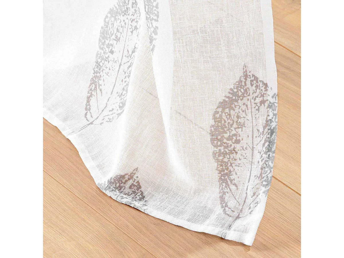 Rideau Voilage à Œillets "Indila" 140x240cm Blanc