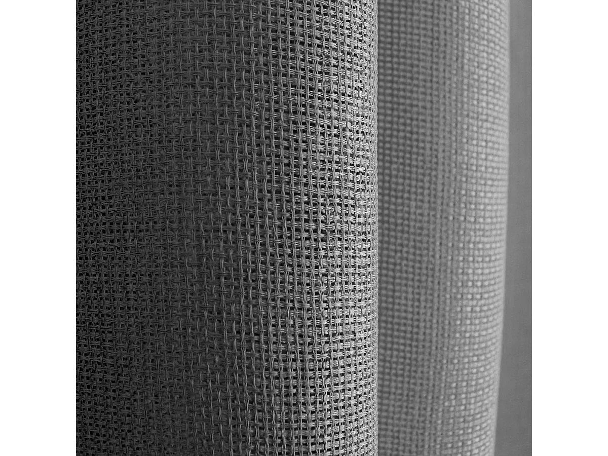 Rideau Voilage à Œillets Uni "Jelly" 140x240cm Gris