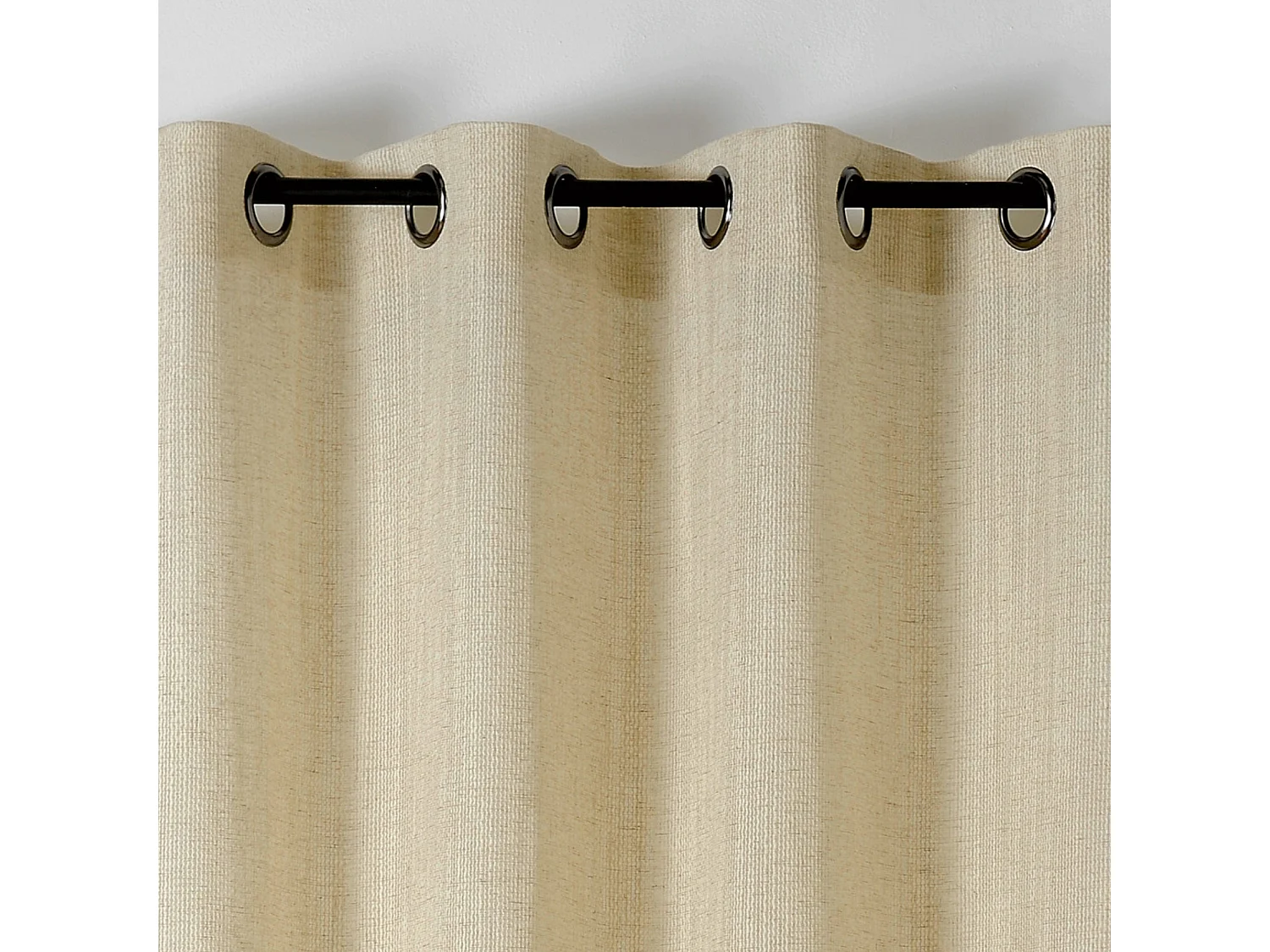 Voilage tamisant en voile de laine chinée