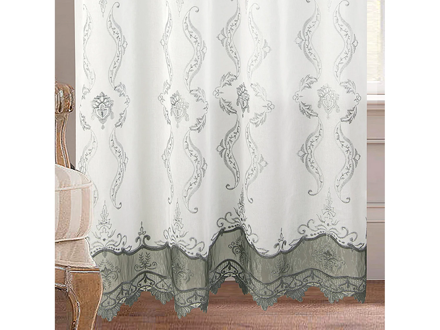 Paire de voilage au style oriental