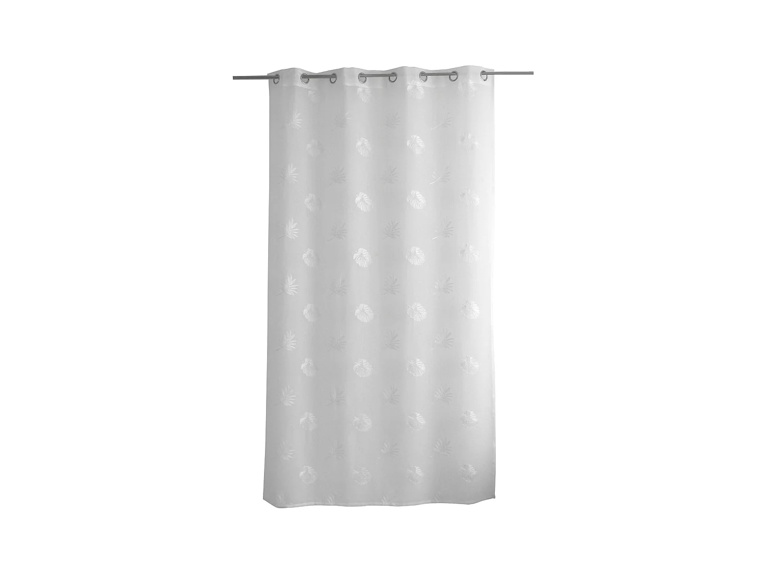 Visillo estampado de gasa