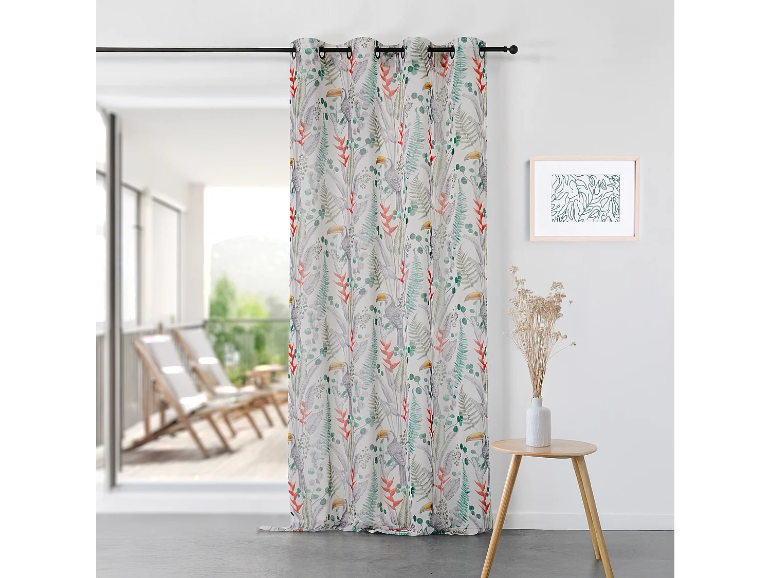 Voilage esprit paradisiaque