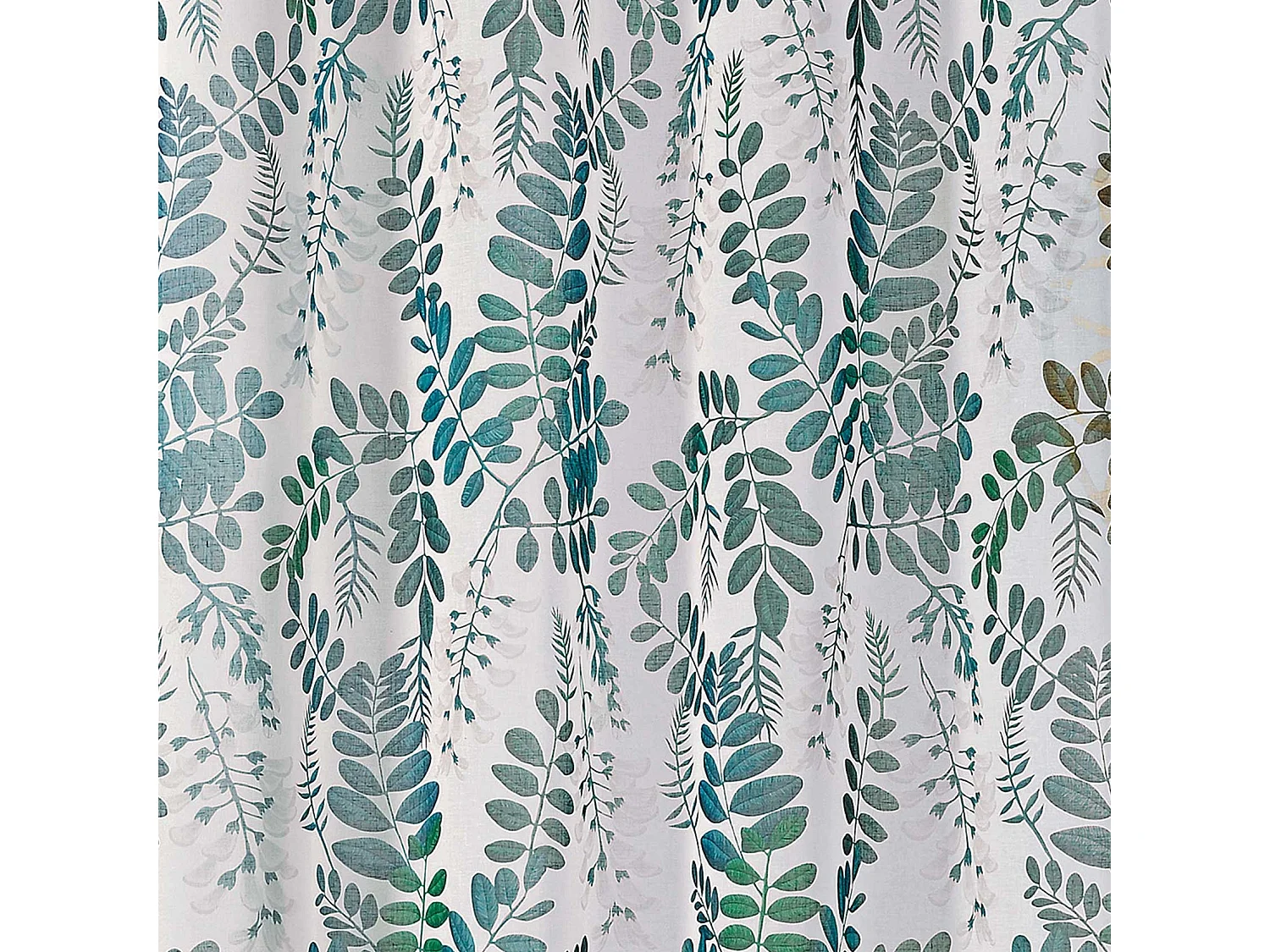 Voilage imprimé feuilles d'acacia