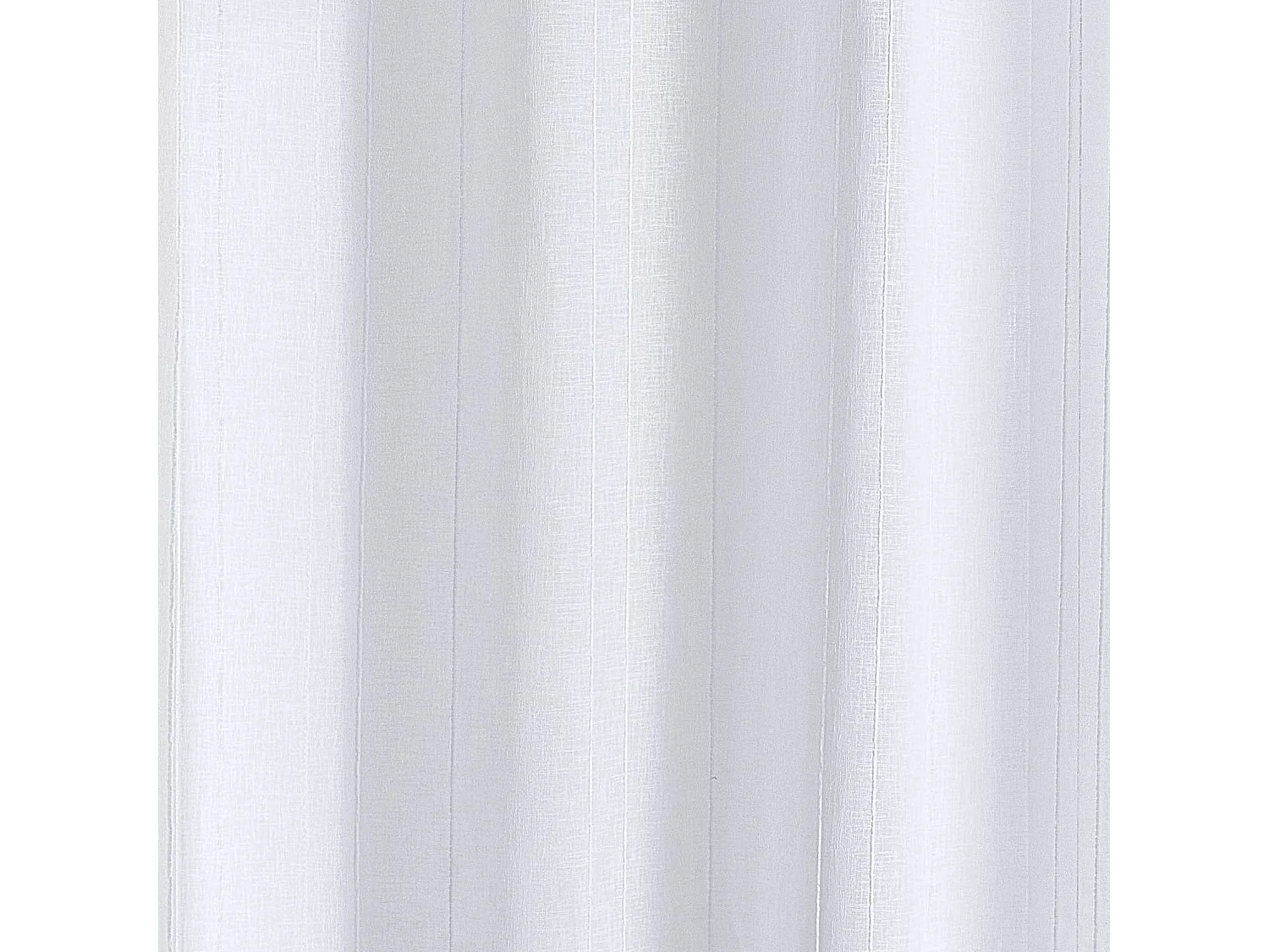 Voilage tamisant uni à fines rayures