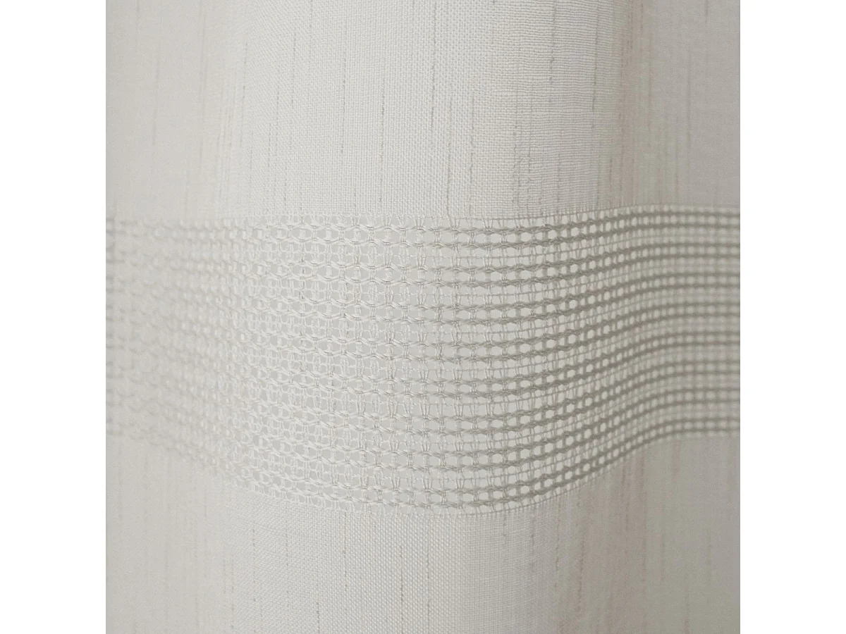 Rideau Voilage à Œillets "Mia" 140x240cm Ivoire