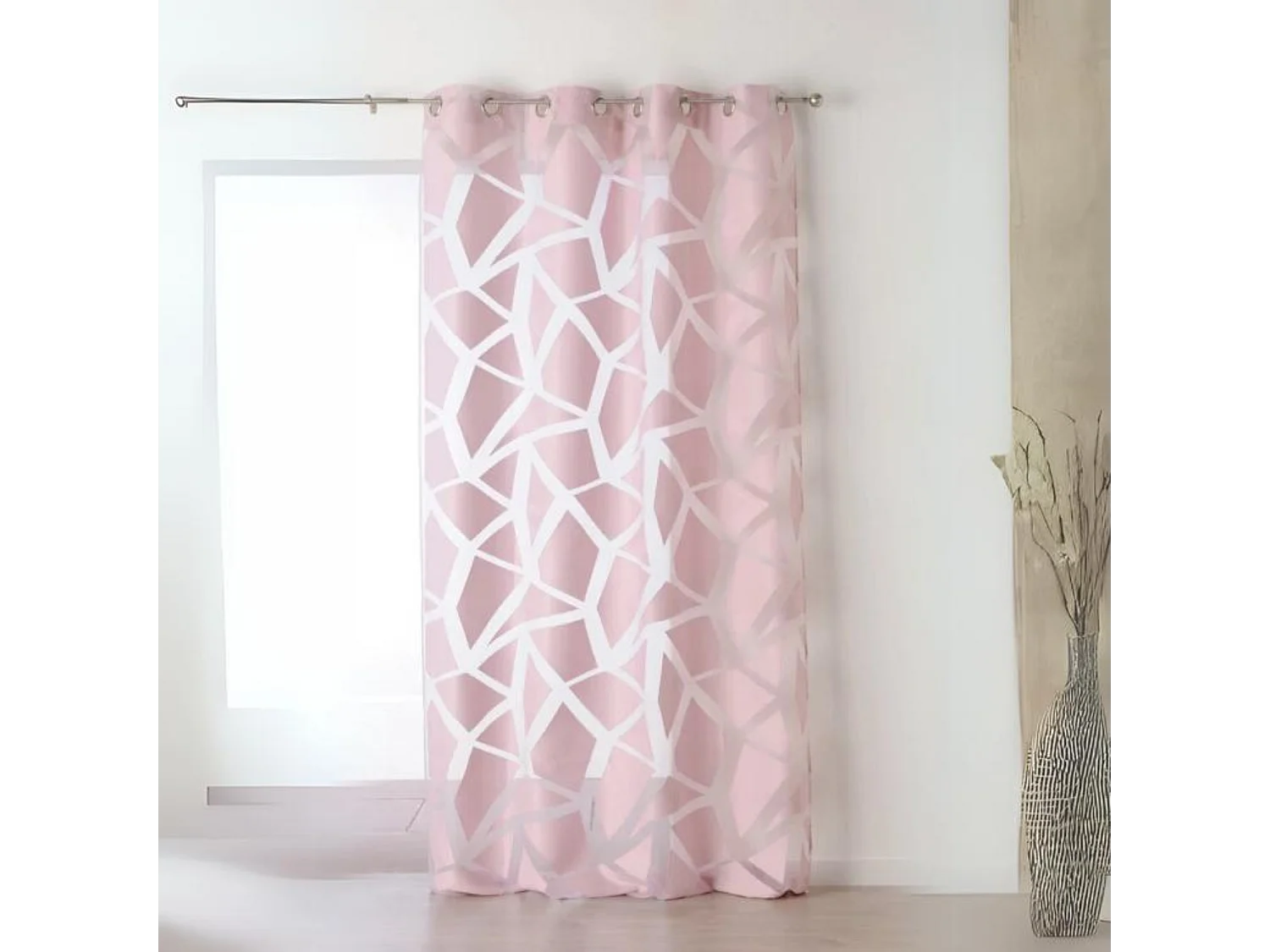 Visillo en Jacquard Estampados Geométricos