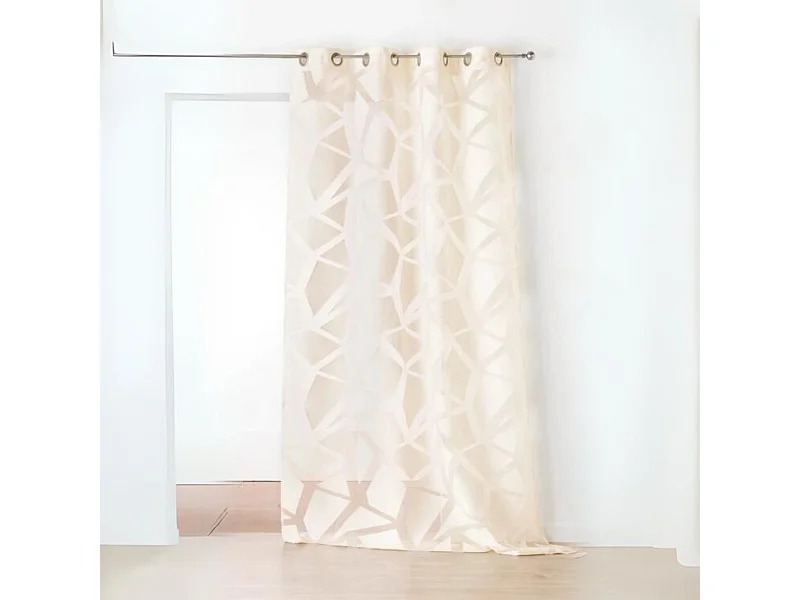 Visillo en Jacquard Estampados Geométricos