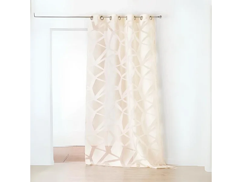 Visillo en Jacquard Estampados Geométricos