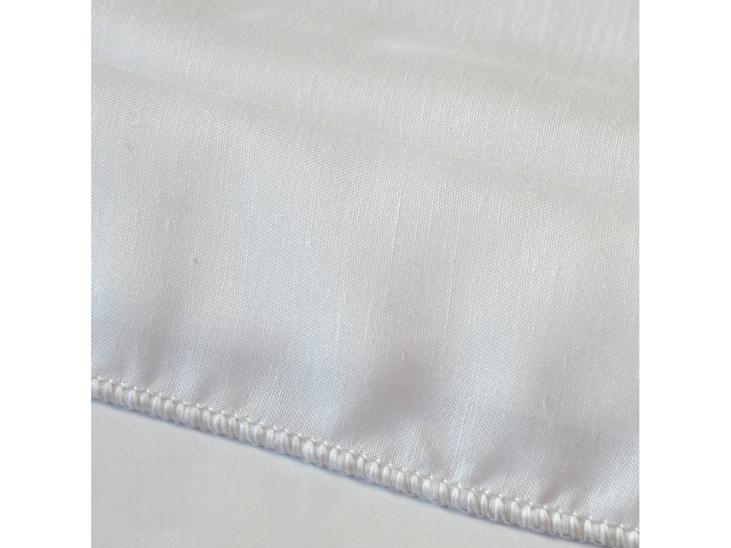 Rideau voilage poly-lin bas plombé