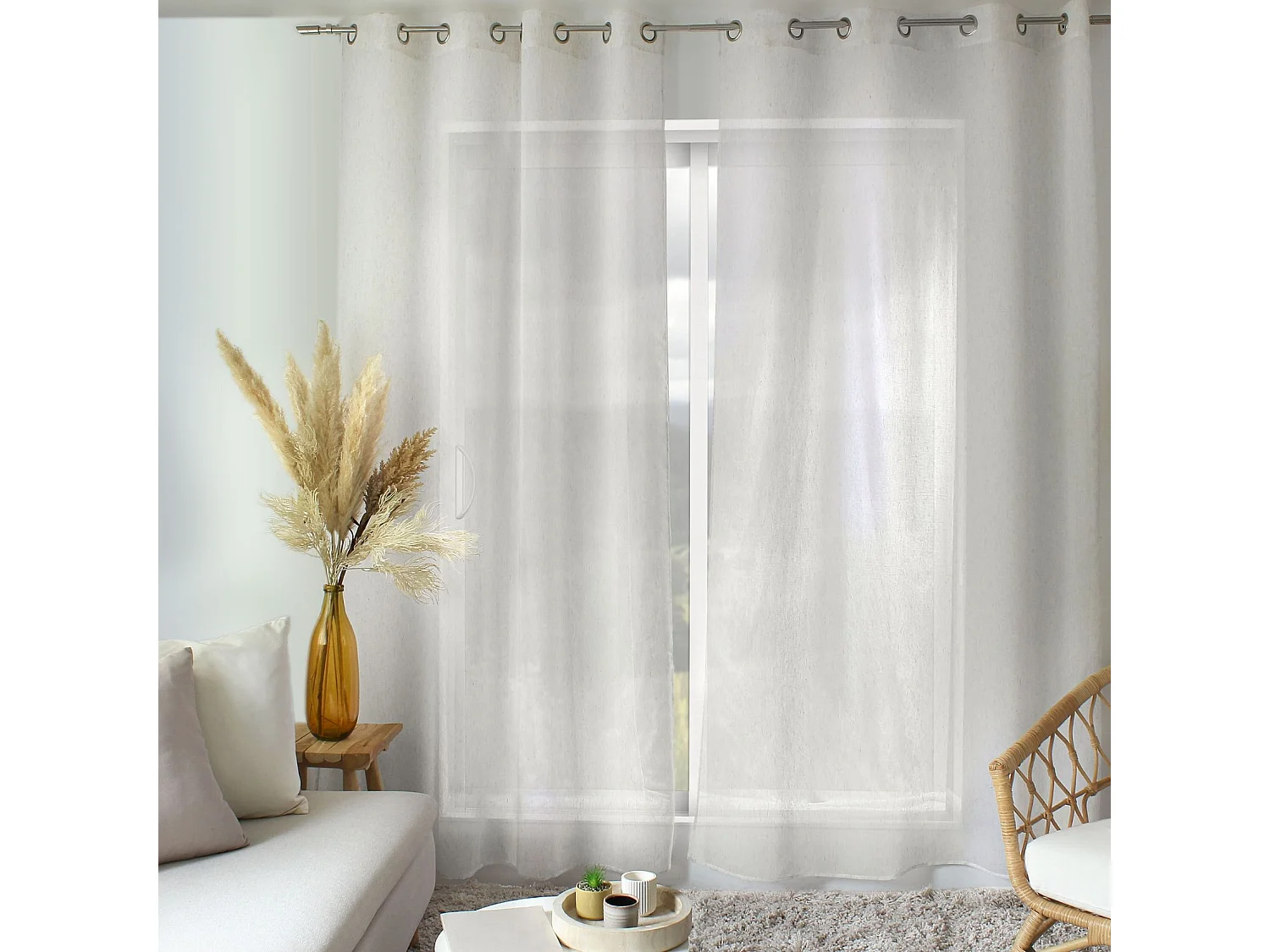 Polyline-Vorhang mit Ösen