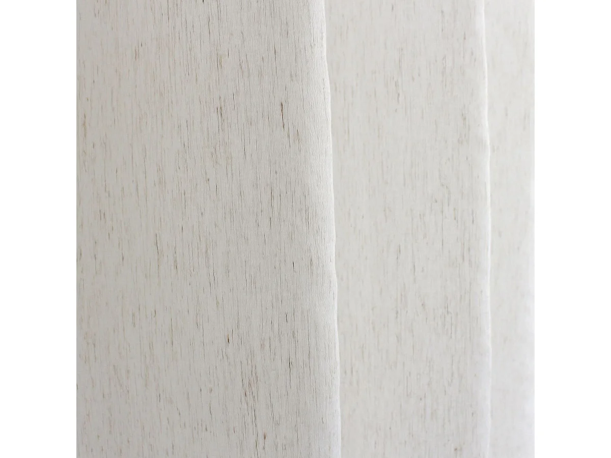 Rideau Voilage à Œillets "Louna" 140x240cm Blanc