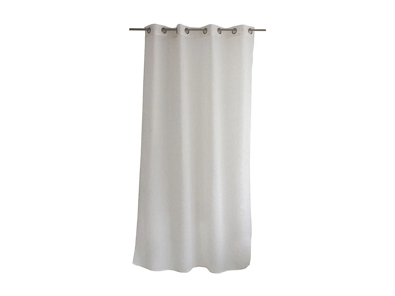 Rideau Voilage à Œillets "Louna" 140x240cm Blanc