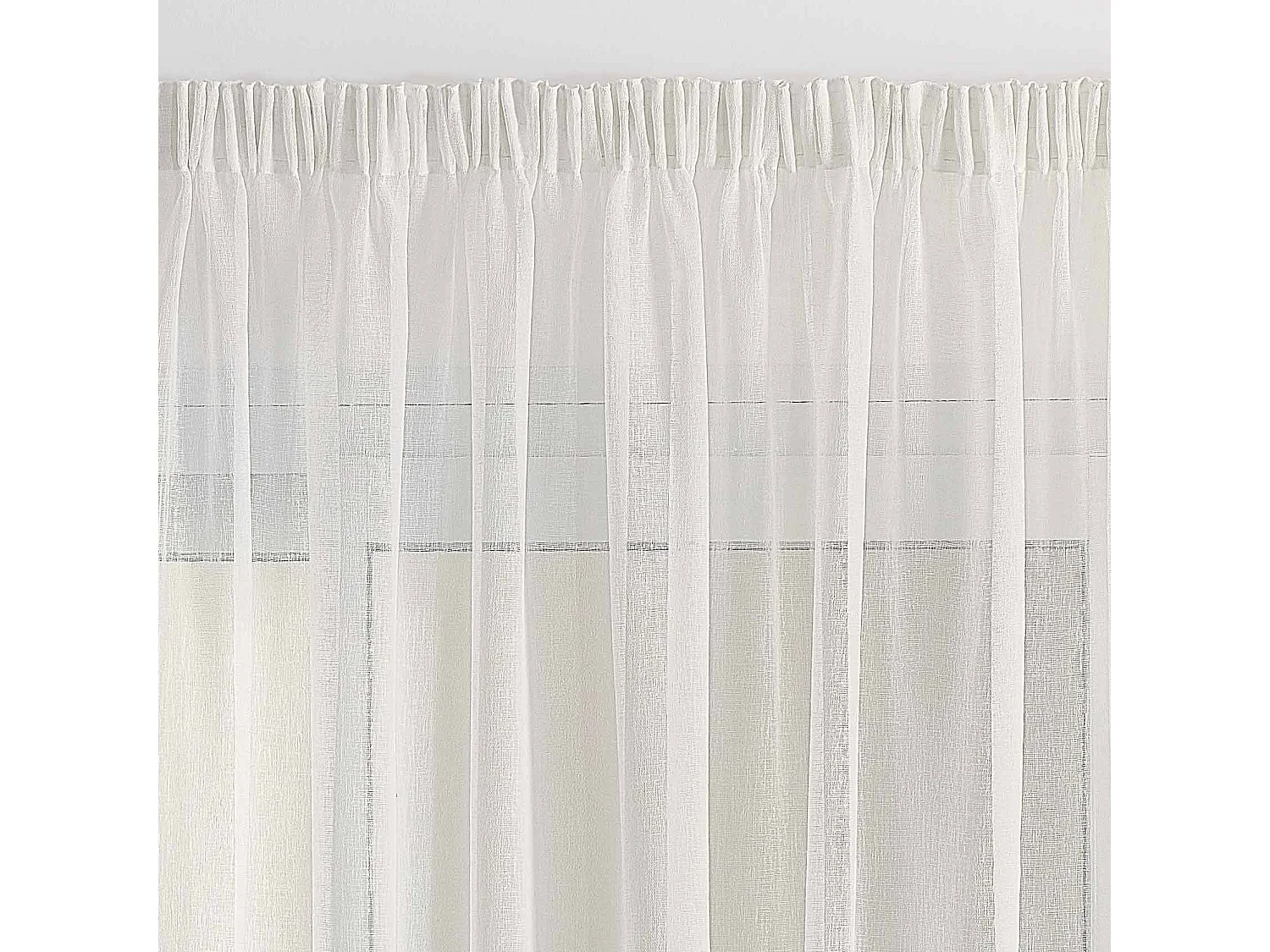 Voilage galon fronceur fall fluide