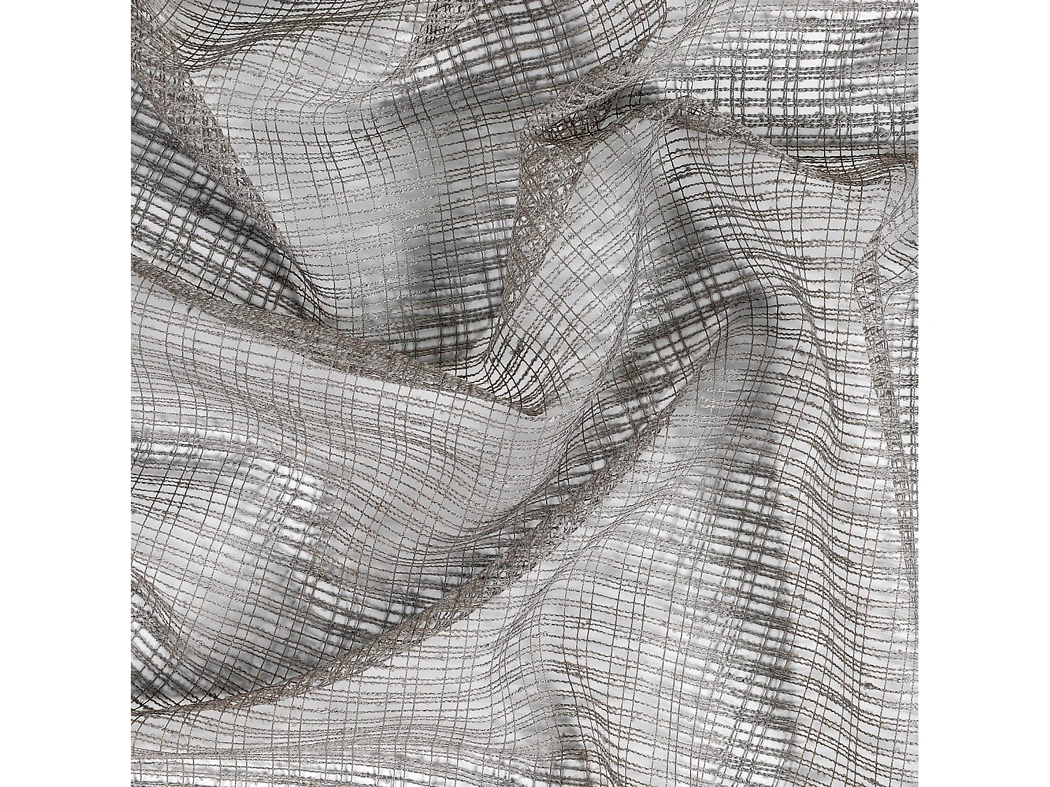 Voilage à Oeillets Effet Filet