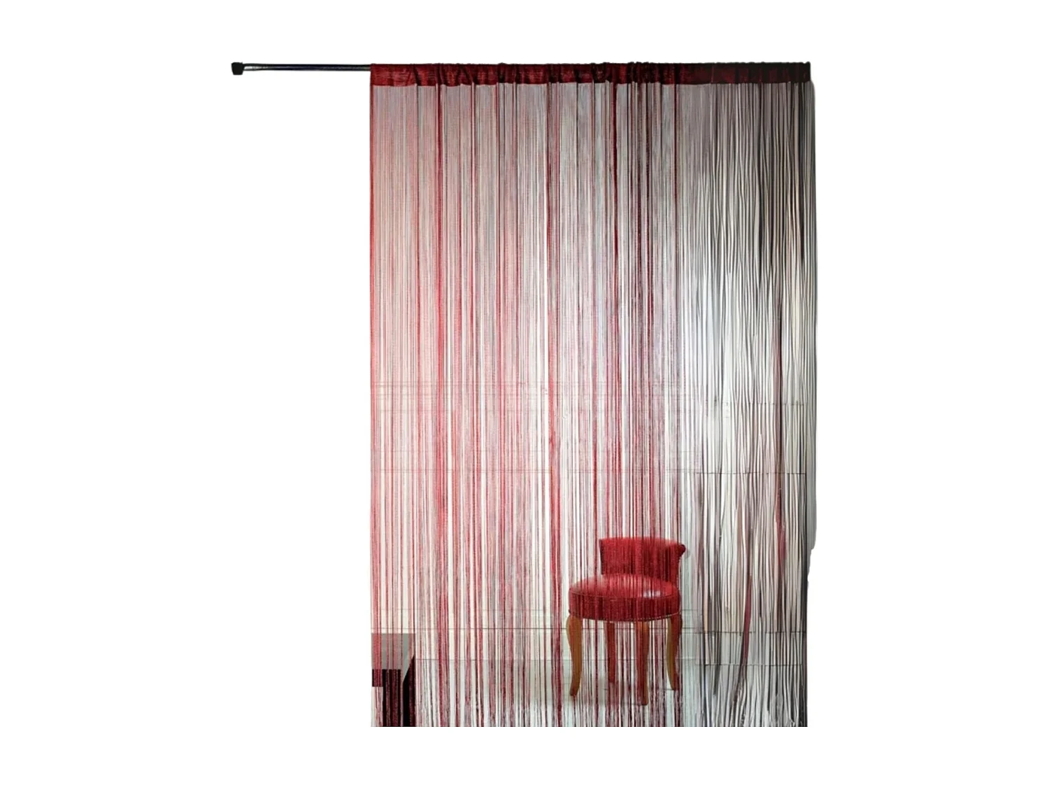 Spaghetti Fertigvorhang 90 x 240 cm