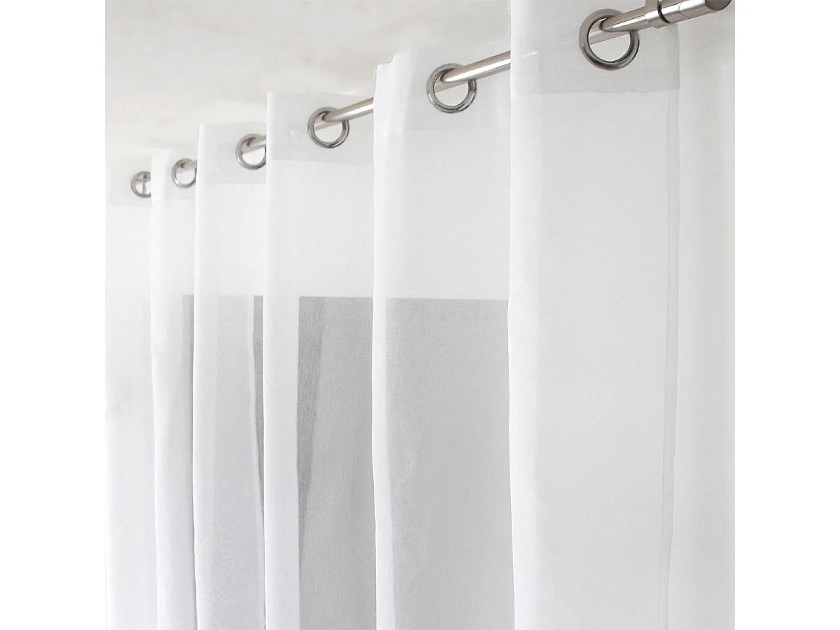 Rideau Voilage Imprimé "Palmeira" 140x240cm Multicolore